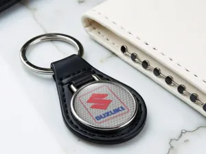 Suzuki Schlüsselanhänger Festes Leder Designedition